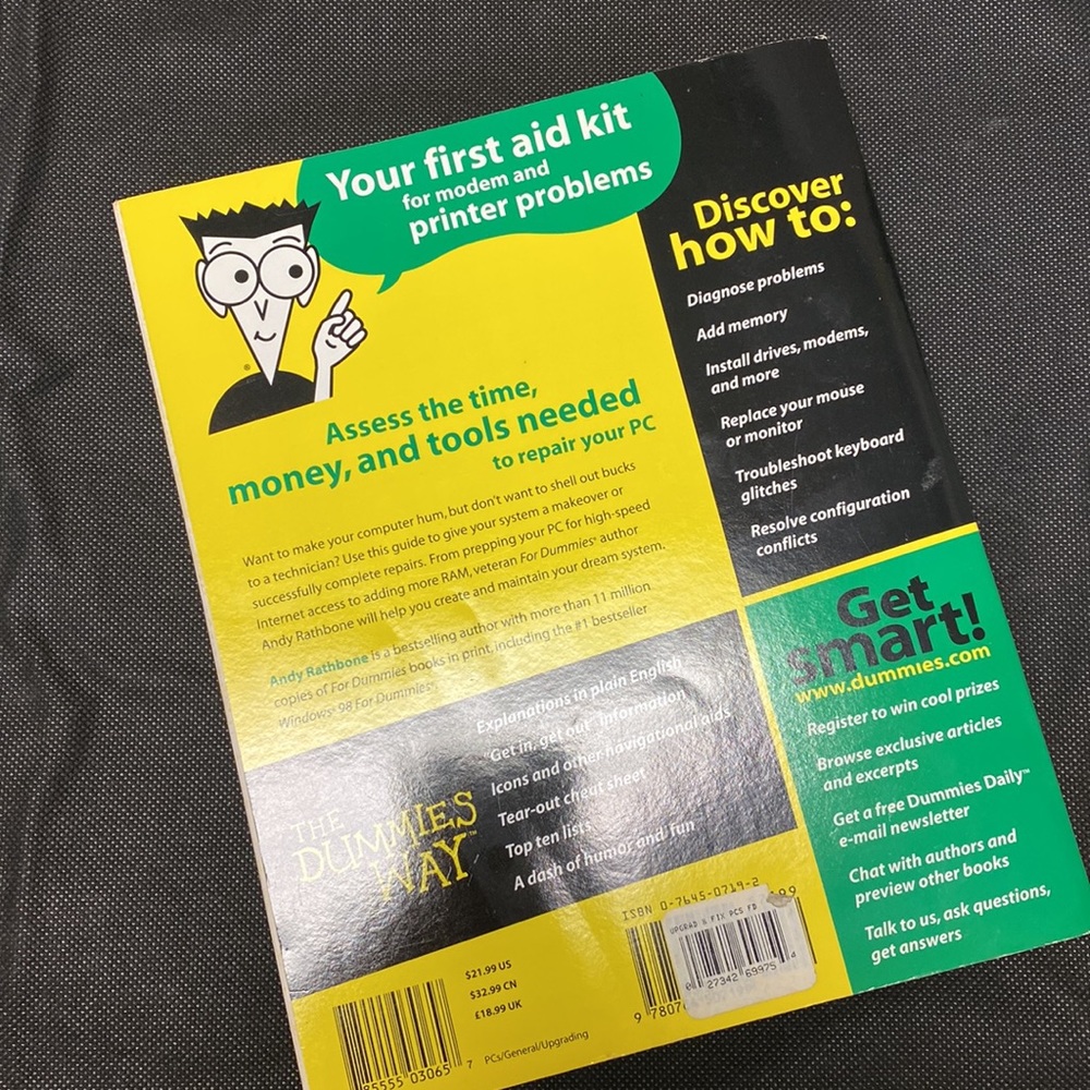 Andy Rathbone- “Upgrading & Fixing PCs for Dummies” 5th edition - Picture 2 of 3